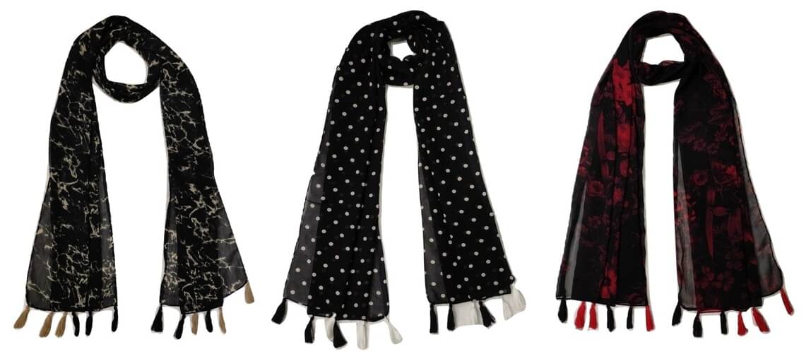     			stolevilla Multi Printed Poly Cotton Yarn Stoles