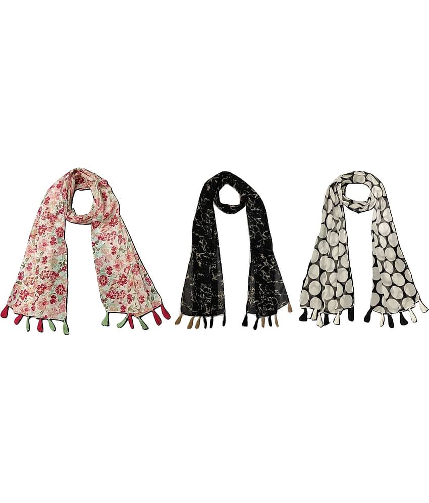 stolevilla Multi Printed Poly Cotton Yarn Stoles - Dupattas & Shawls | Buy online on ZillyBuy