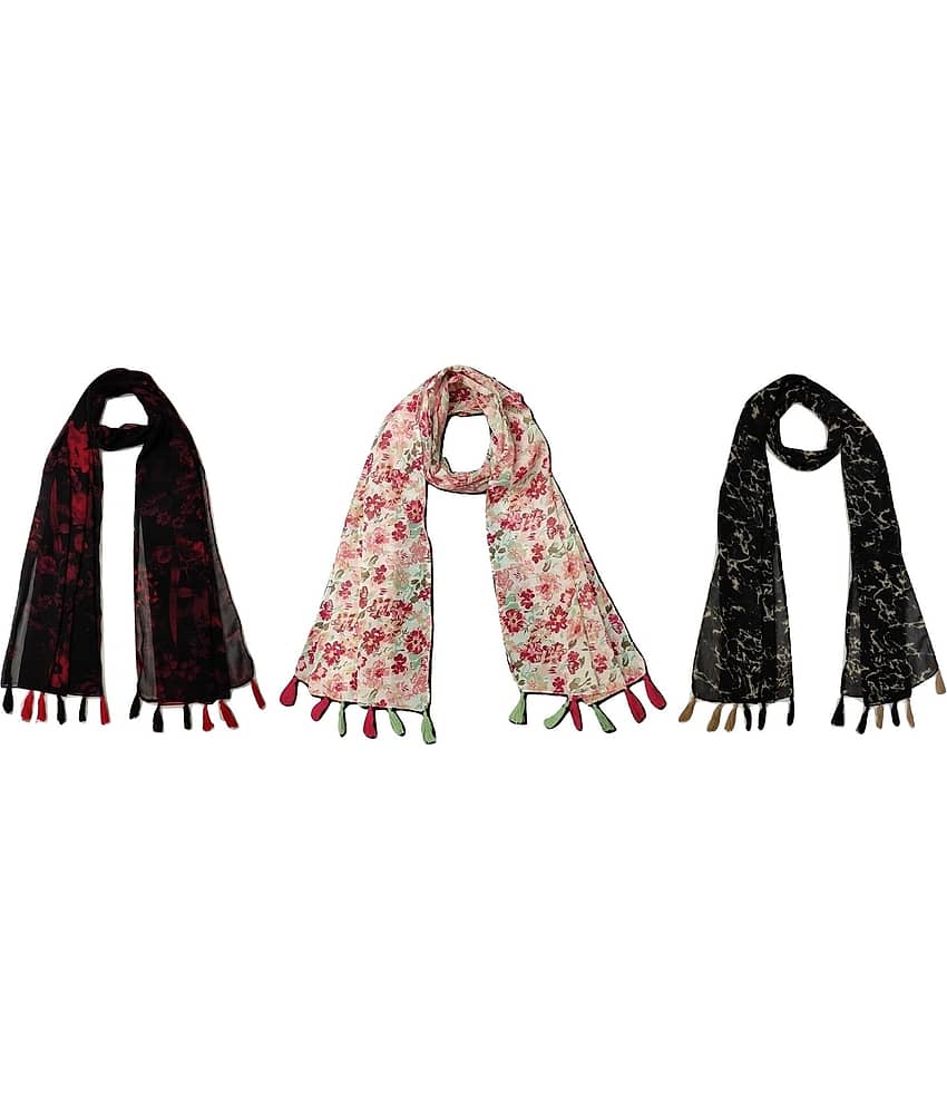 stolevilla Multi Printed Poly Cotton Yarn Stoles - Dupattas & Shawls | Buy online on ZillyBuy