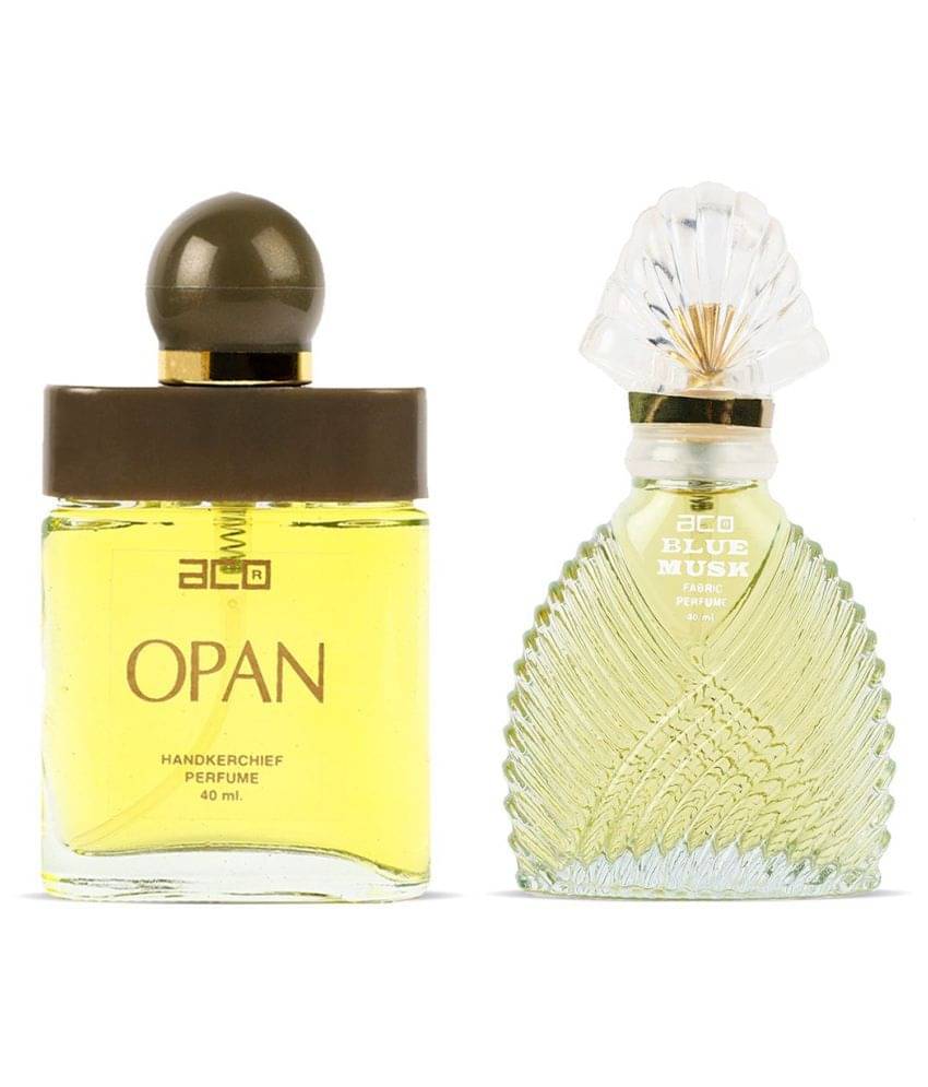 Aco Set of 2 Perfume, Blue Musk & Opan For Men, 40ml Each Aco Set of 2 Perfume, Blue Musk & Opan For Men, 40ml Each