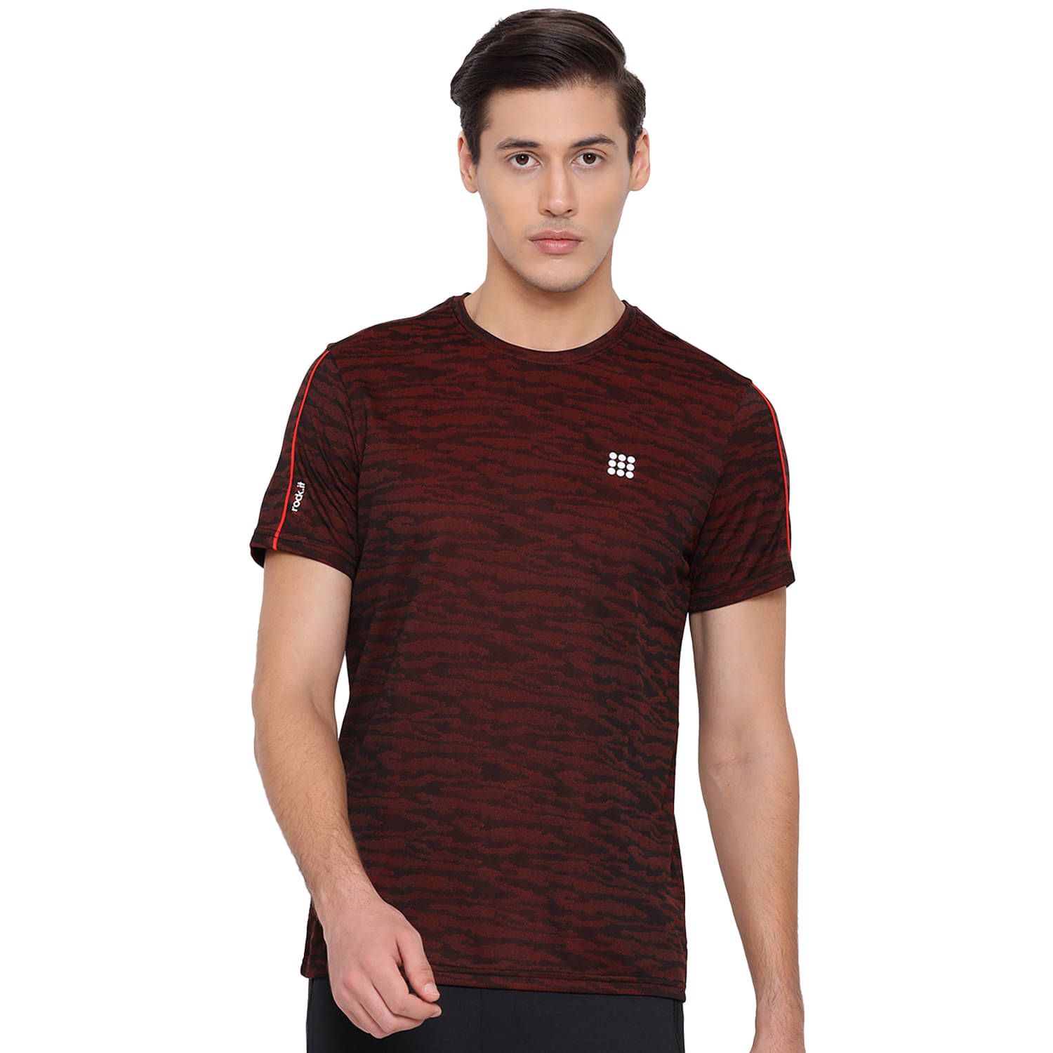     			Rock.it Maroon Polyester T-Shirt Single Pack
