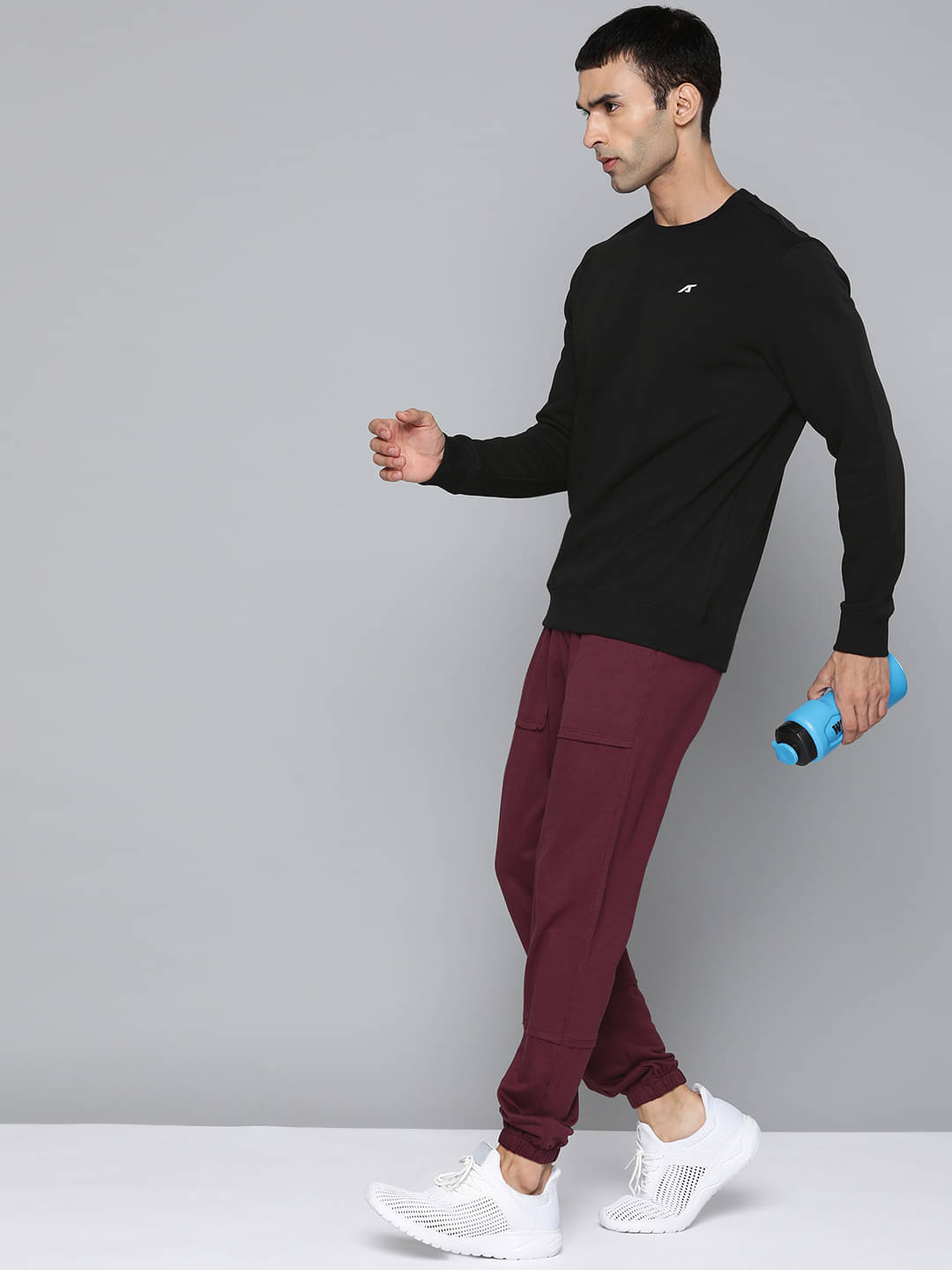     			Alcis Black Sweatshirt Pack of 1