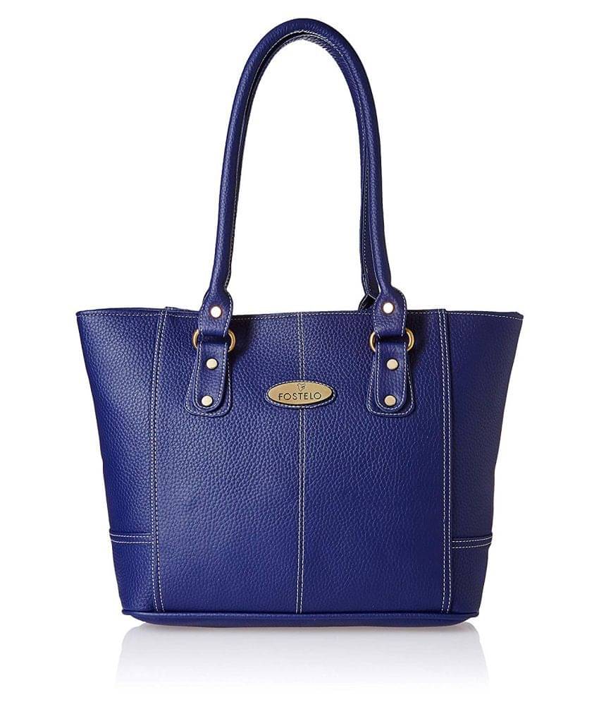     			Fostelo - Blue  PU Shoulder Bag