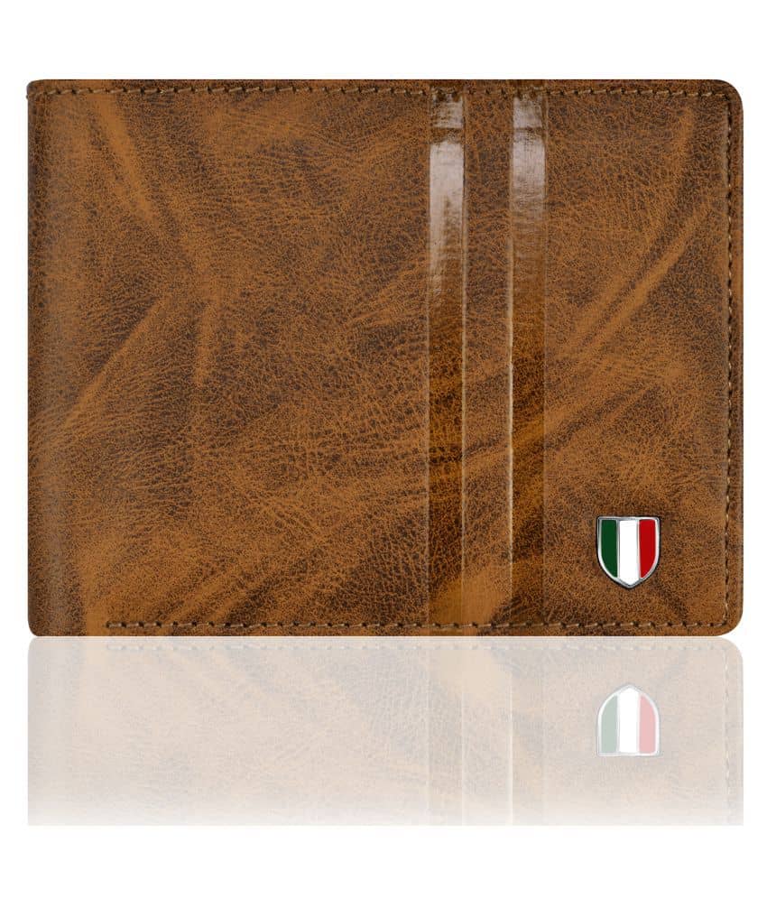 GIOVANNY - Tan Faux Leather Men's Regular Wallet ( Pack of 1 ) - Handbags | Buy online on ZillyBuy