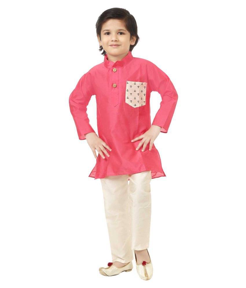     			JCT DRESSES Pack of 1 Boys Cotton Blend ( Tomato Orange )