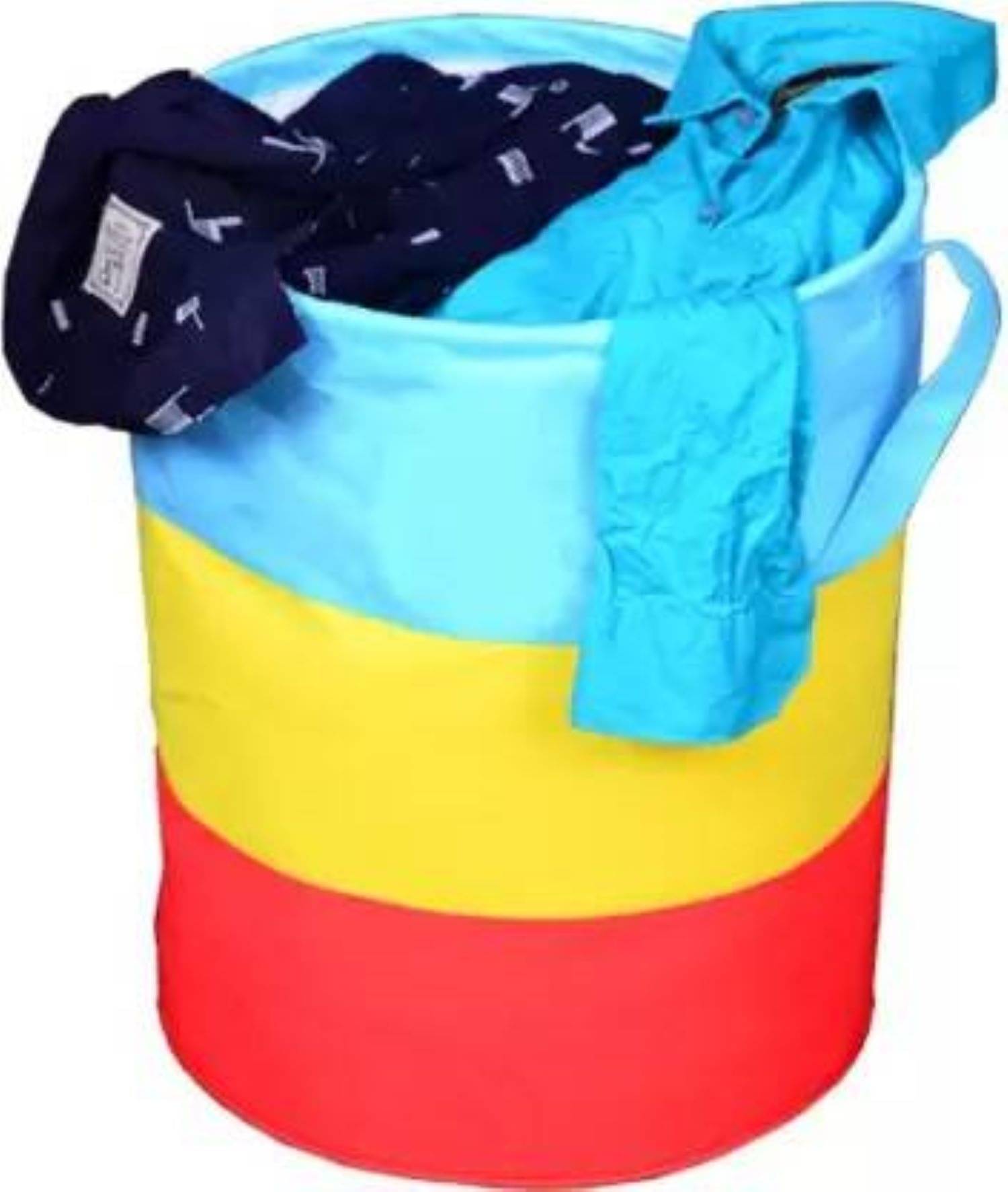 SH. NASIMA Laundry Bag Waterproof Non Woven 45L Capacity Multicolor     			SH. NASIMA Laundry Bag Waterproof Non Woven 45L Capacity Multicolor