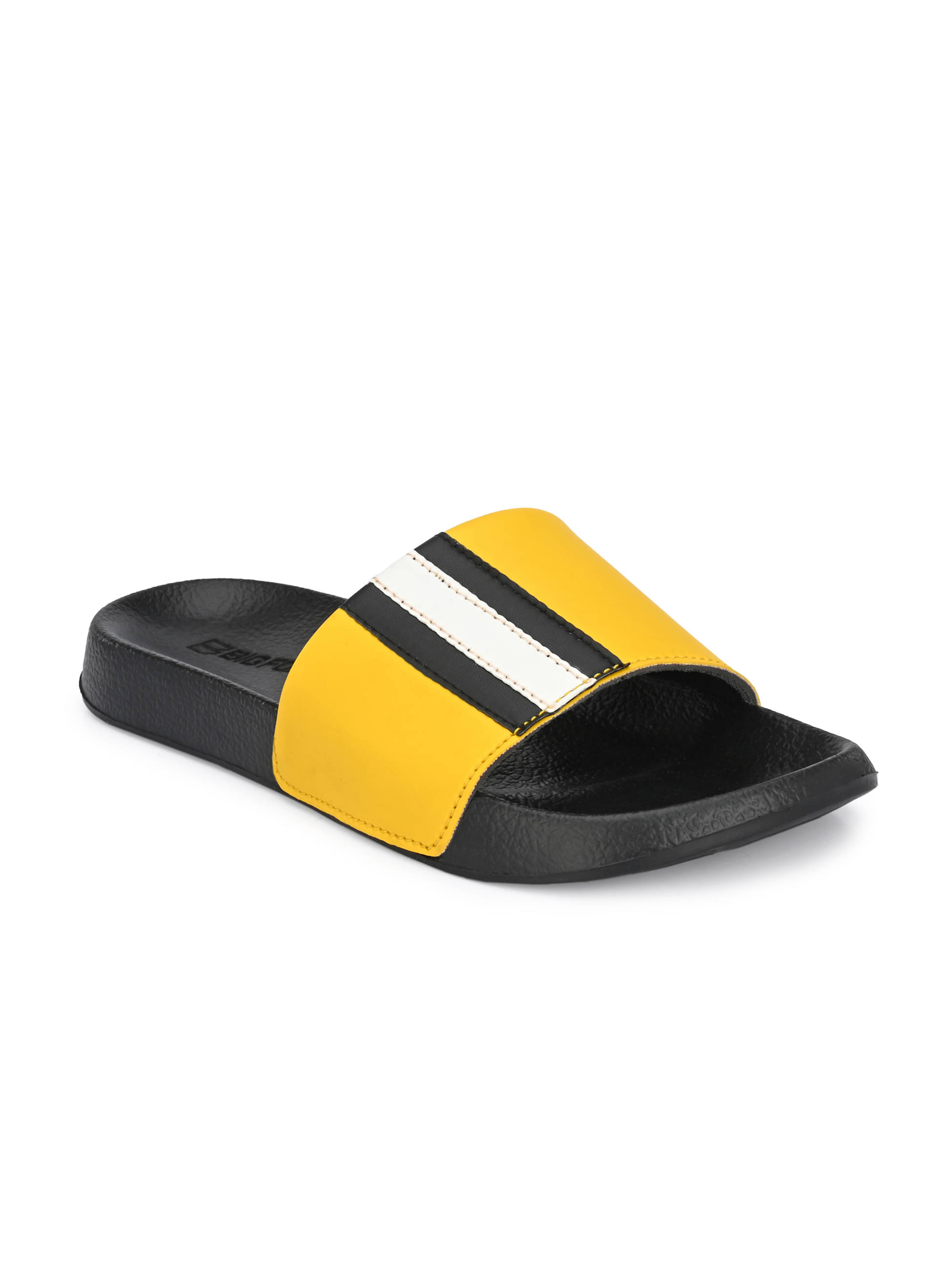    			Big Fox - Yellow  Slide Flip flop