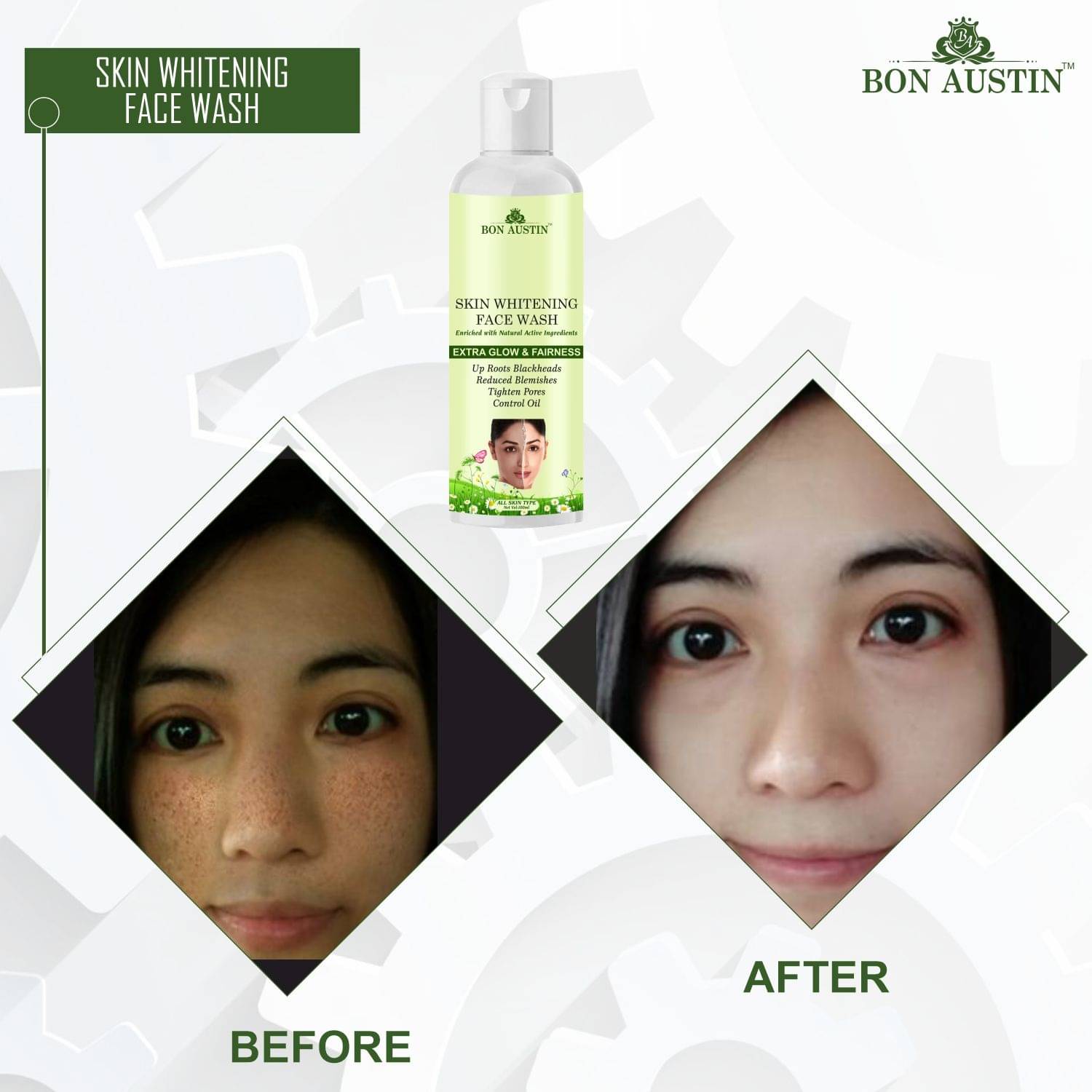     			Bon Austin Skin Brightening Face Wash Hydration Booster 100 gm