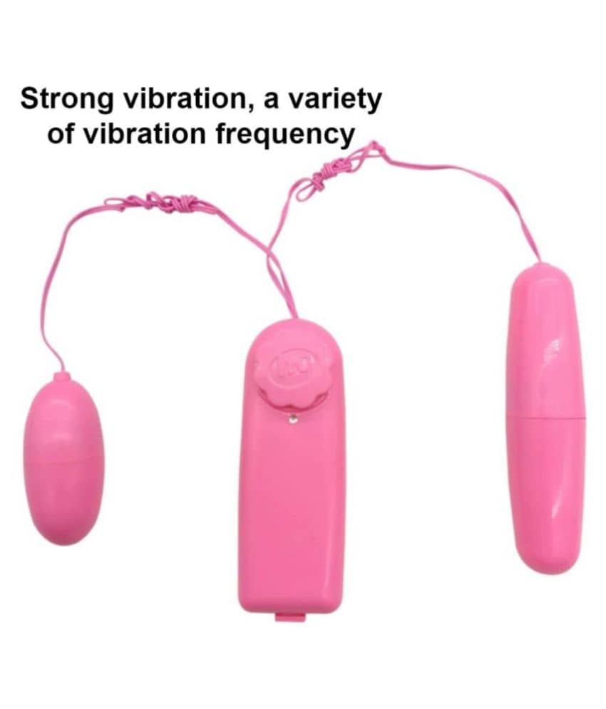 KAMAHOUSE Dual Egg Vibrator Female Masturbator Vibrating Egg Remote Control G-Spot Massage