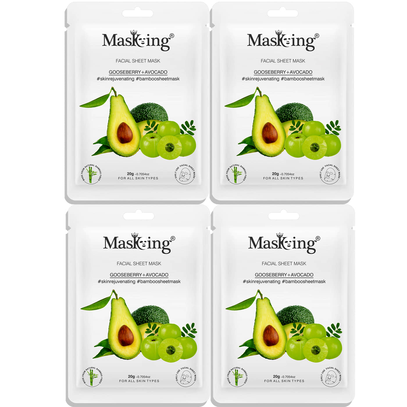 Masking - Radiant Glow Sheet Mask for All Skin Type ( Pack of 1 )