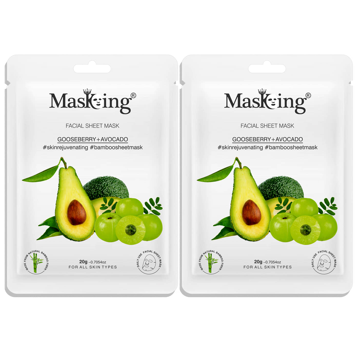 Masking - Radiant Glow Sheet Mask for All Skin Type ( Pack of 1 )