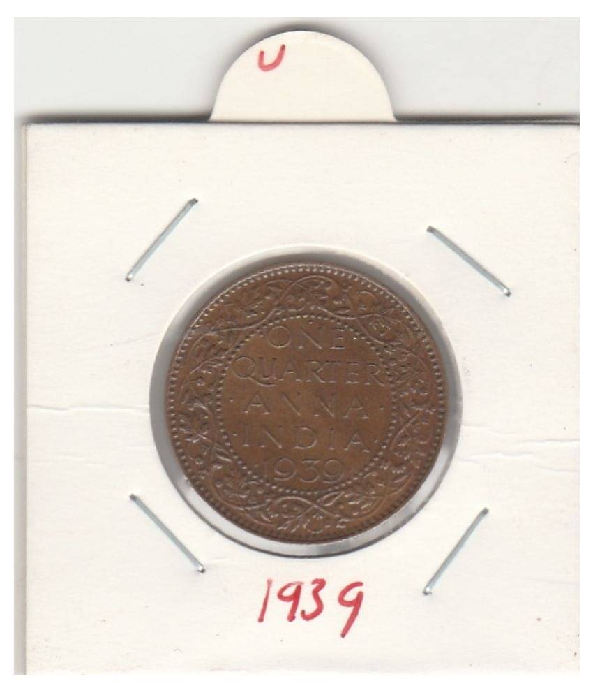 NUMISMATTECLY RARE AND COLLECTIBLE QUARTER ANNA COPPER C01N,GEORGE-VITH KING EMPERROR .C01N YEAR-1939 IN EXTRA FINE CONDITION LIKE UNC , WIGHT-4.85 GRAMS. PLEASE CHECK PICTURE CAREFULLY BEFORE ORDER . DONT PLACE FAKE ORDER. NUMISMATTECLY RARE AND COLLECTIBLE QUARTER ANNA COPPER C01N,GEORGE-VITH KING EMPERROR .C01N YEAR-1939 IN EXTRA FINE CONDITION LIKE UNC , WIGHT-4.85 GRAMS. PLEASE CHECK PICTURE CAREFULLY BEFORE ORDER . DONT PLACE FAKE ORDER.