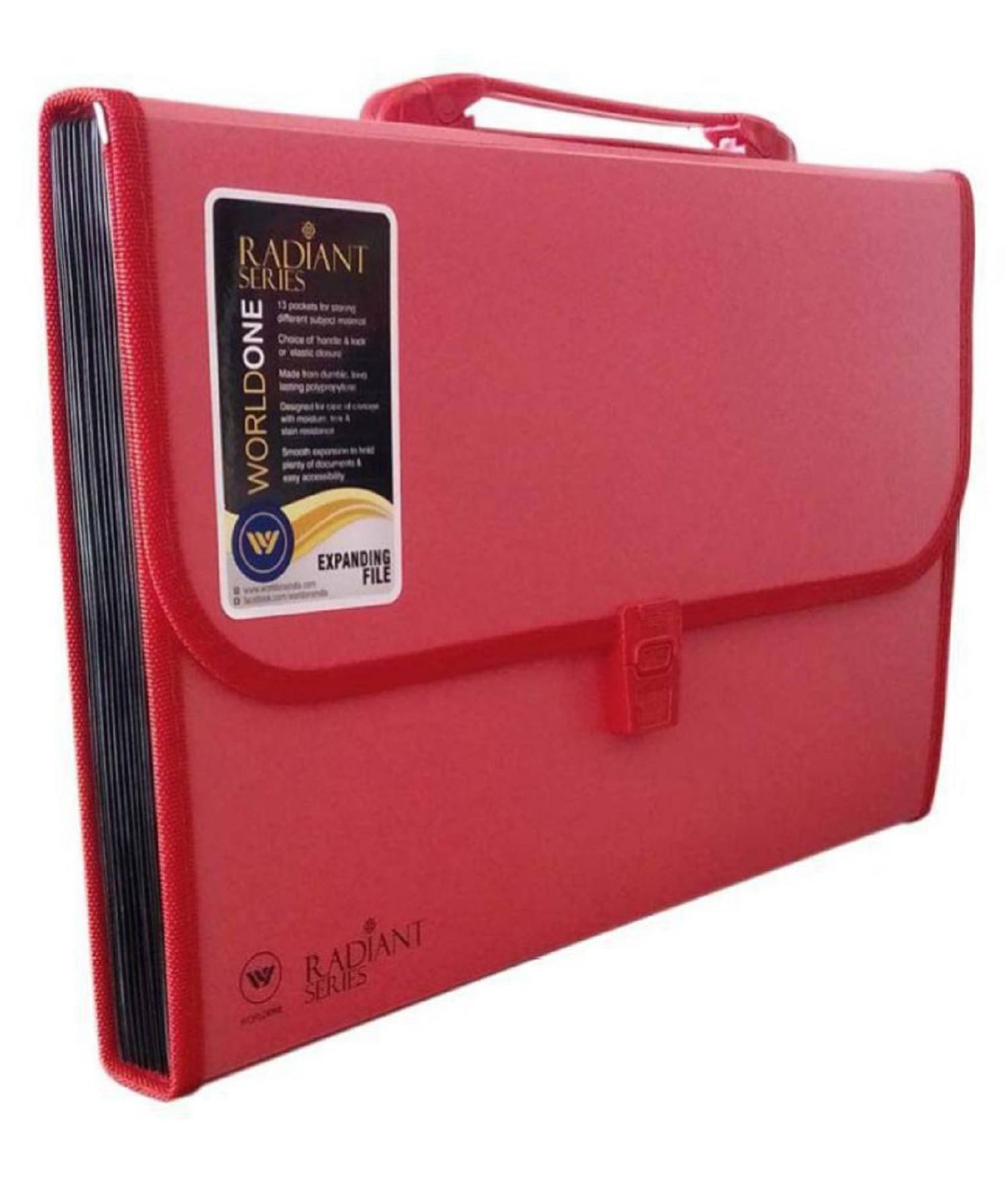     			RANGWELL Expanding File 13 Pockets RED / Multicoloured (AKSHAR ENTERPRISES)