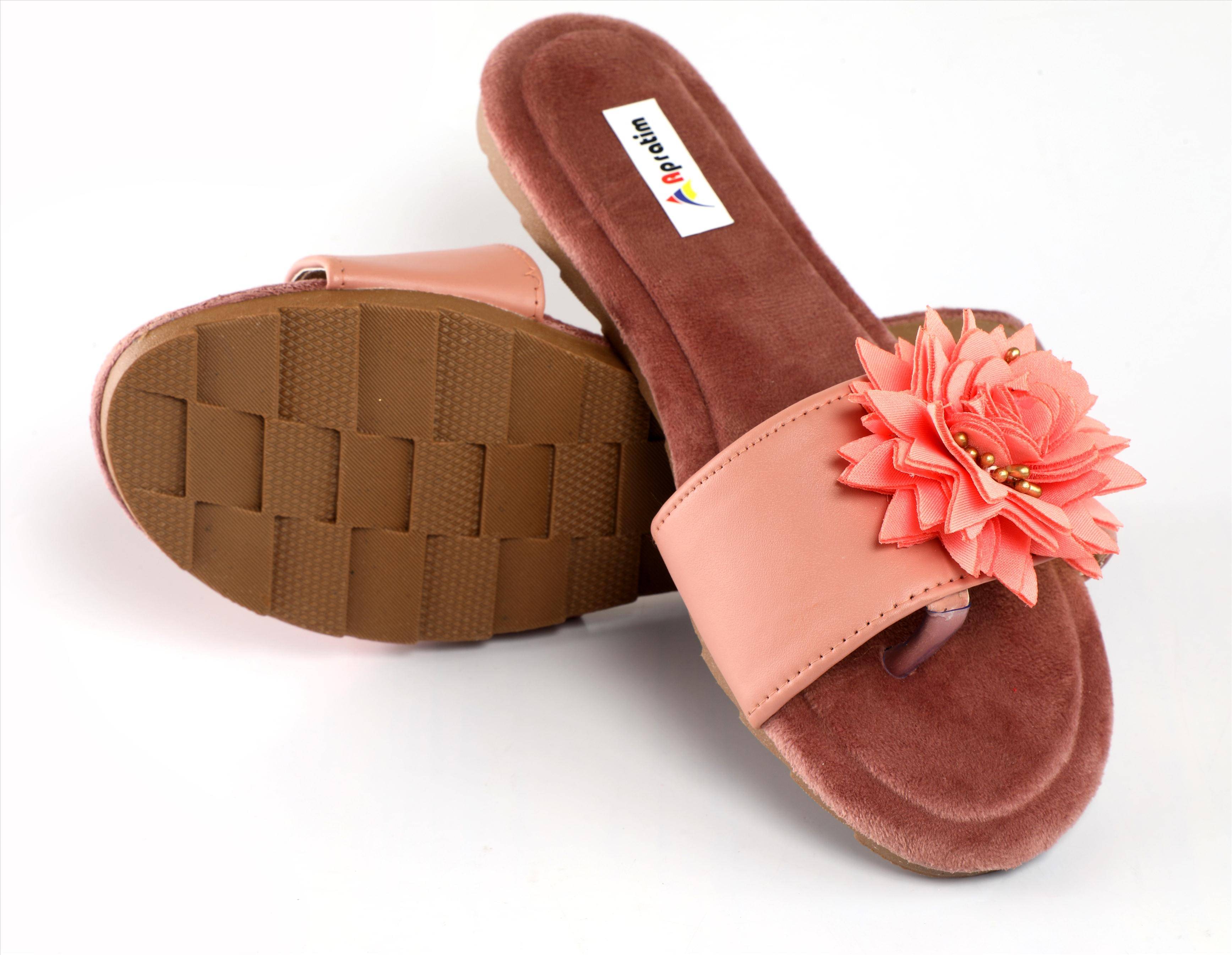 Apratim - Peach Women's Flats     			Apratim - Peach Women's Flats
