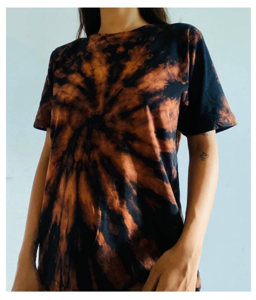     			Body Concept Women Cotton Dyed Regular Fit Round Neck T-Shirt ( Black )