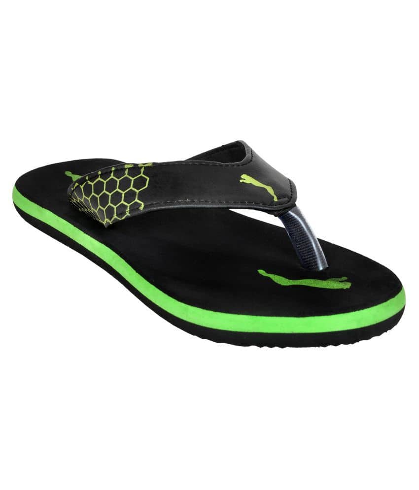 Cozy Wear Green Slippers