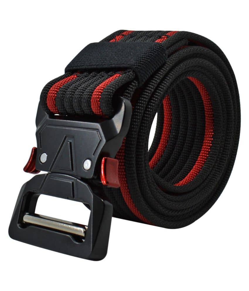 Loopa - Multicolor Nylon Men's Casual Belt ( Pack of 1 )