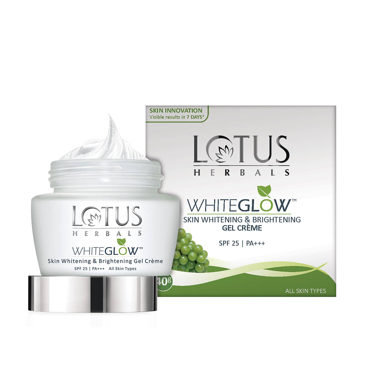     			Lotus Herbals Whiteglow Skin Whitening & Brightening Gel Cream SPF 25 Pa +++, 40g (Pack of 1)