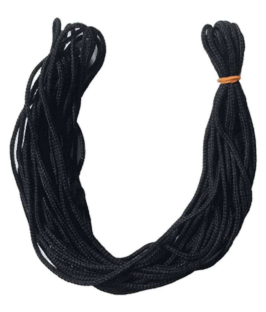     			Namashkar - Black Thread - Kala Dhaaga - Nazar suraksha - Black dhaga - Kaala Dora - Nazar battu - Tabeez - 10 Metres (Black - Silk)
