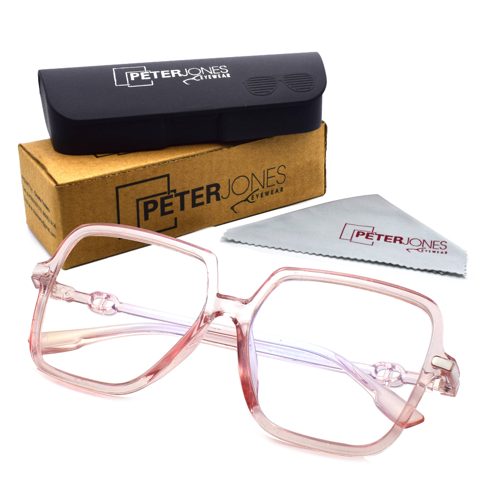     			Women's Blue Cut & Anti-glare Computer Glasses | For Computer Mobile TV | Eye Protection | Zero Power | Brand - Peter Jones