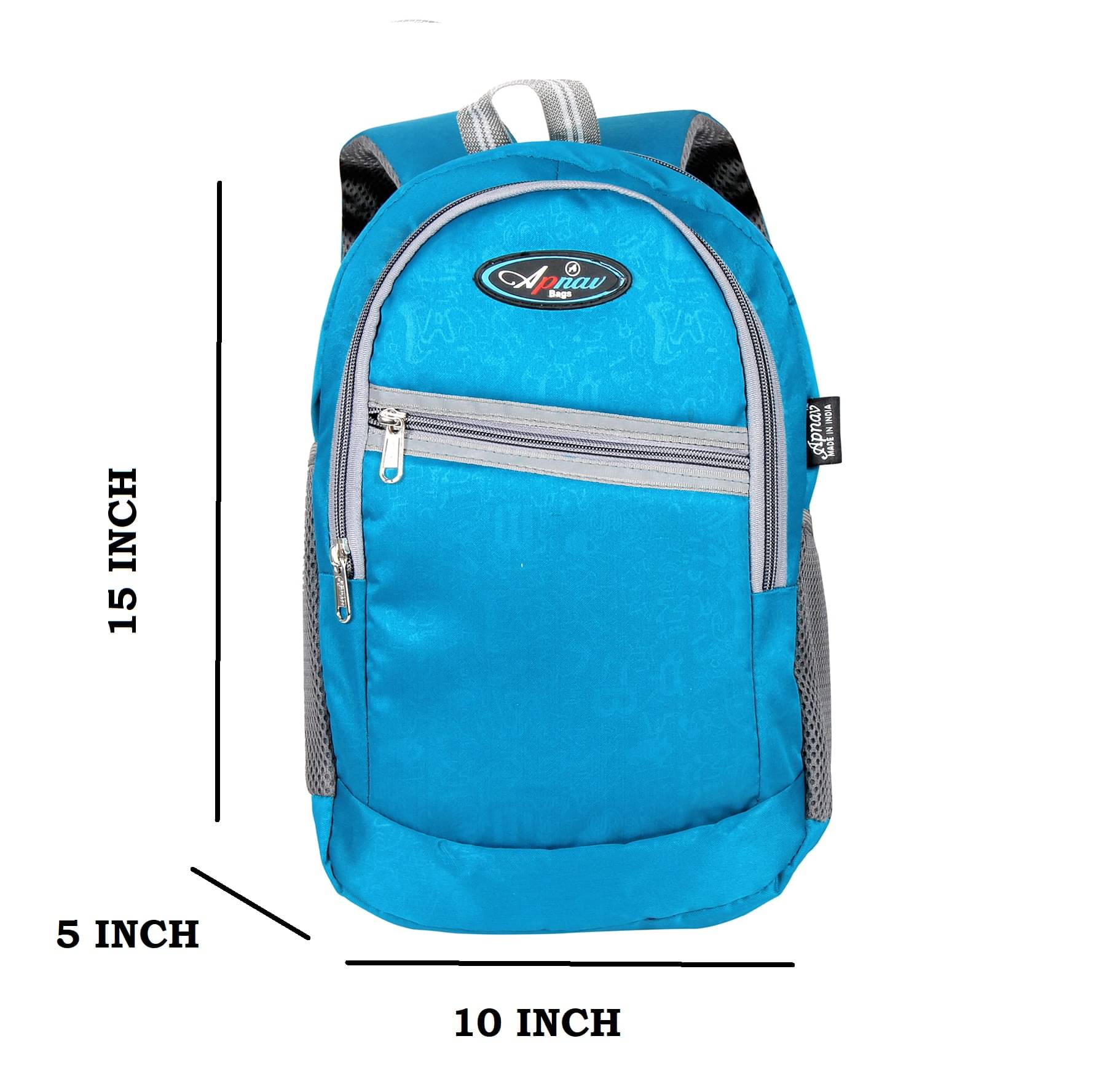     			Apnav 14 Ltrs Blue Polyester College Bag