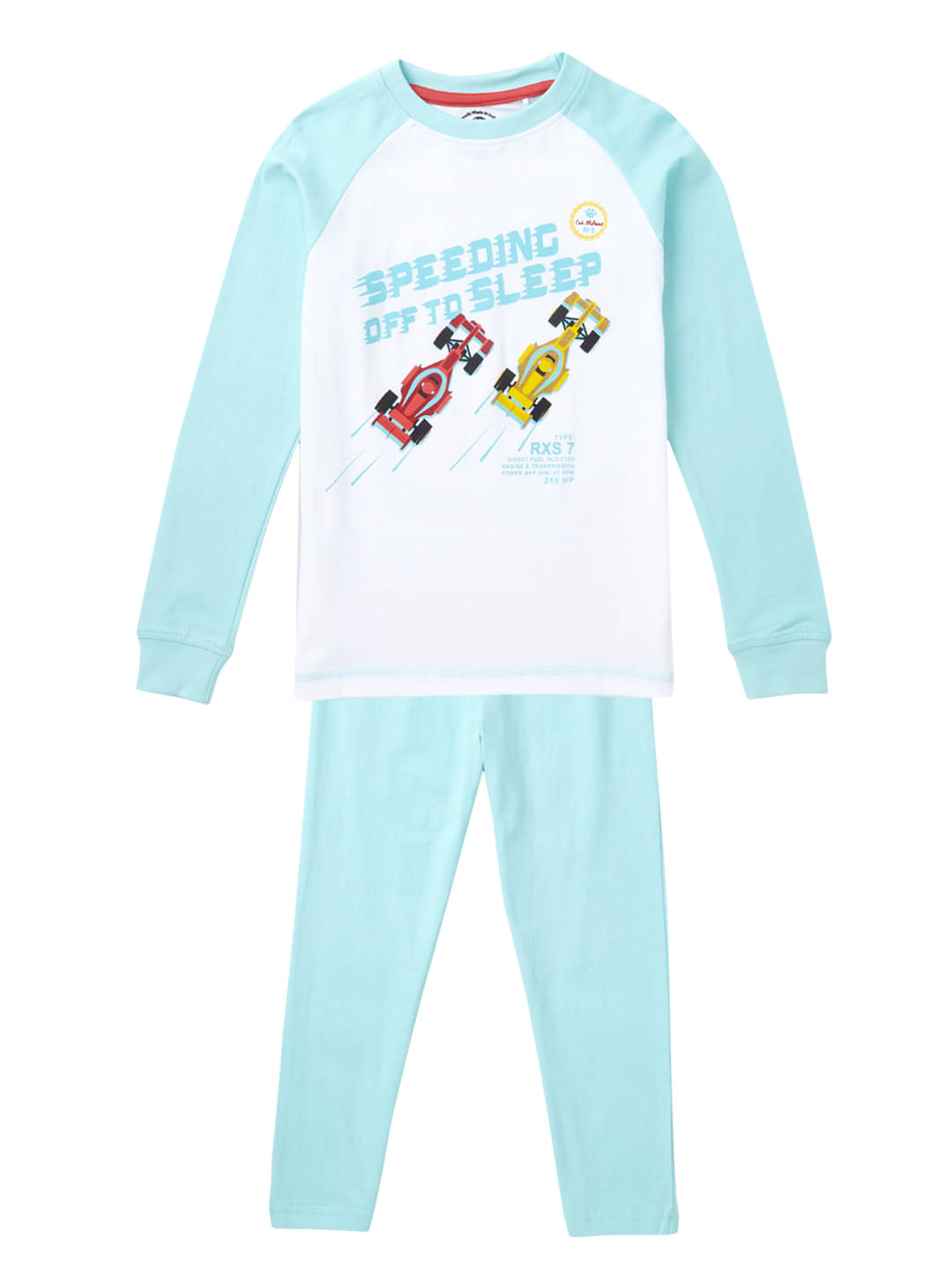     			Cub Mcpaws Pack of 1 Boys Cotton Blend Nightsuit Set ( Blue )
