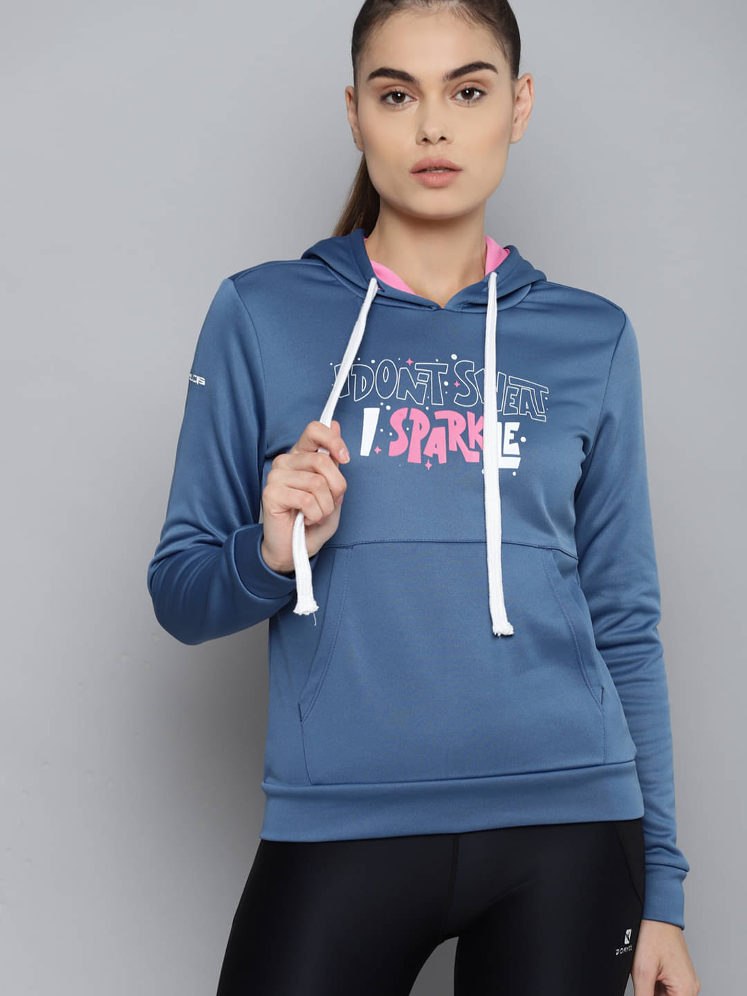     			Alcis - Blue Polyester Women's Sweatshirt