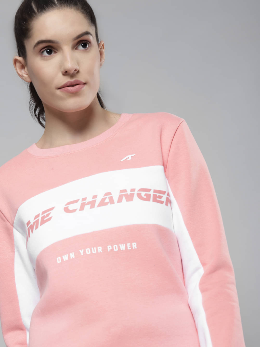     			Alcis - Peach Cotton Women's Sweatshirt