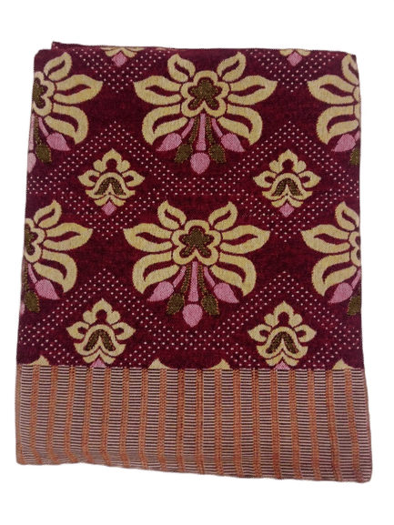     			NISSI Single Cotton Floral Blanket