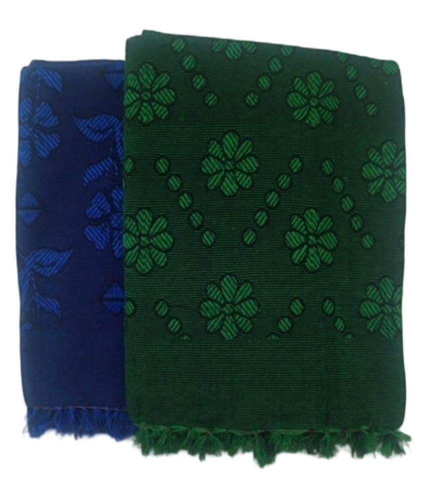     			NISSI Single Cotton Floral Blanket