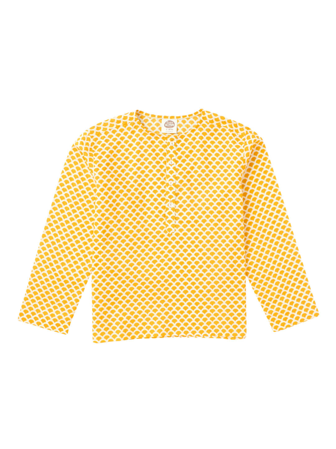     			Cub Mcpaws Pack of 1 Boys Cotton Blend Kurta ( Yellow )