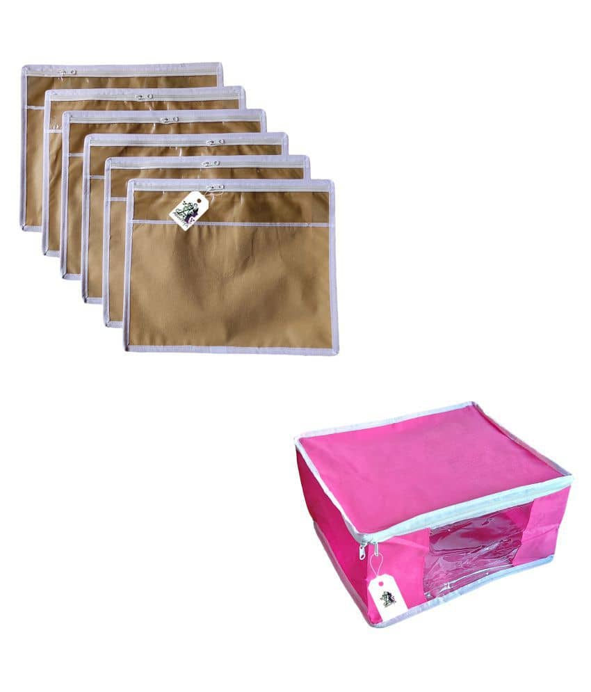 ADWITIYA Multi Saree Covers - 7 Pcs
