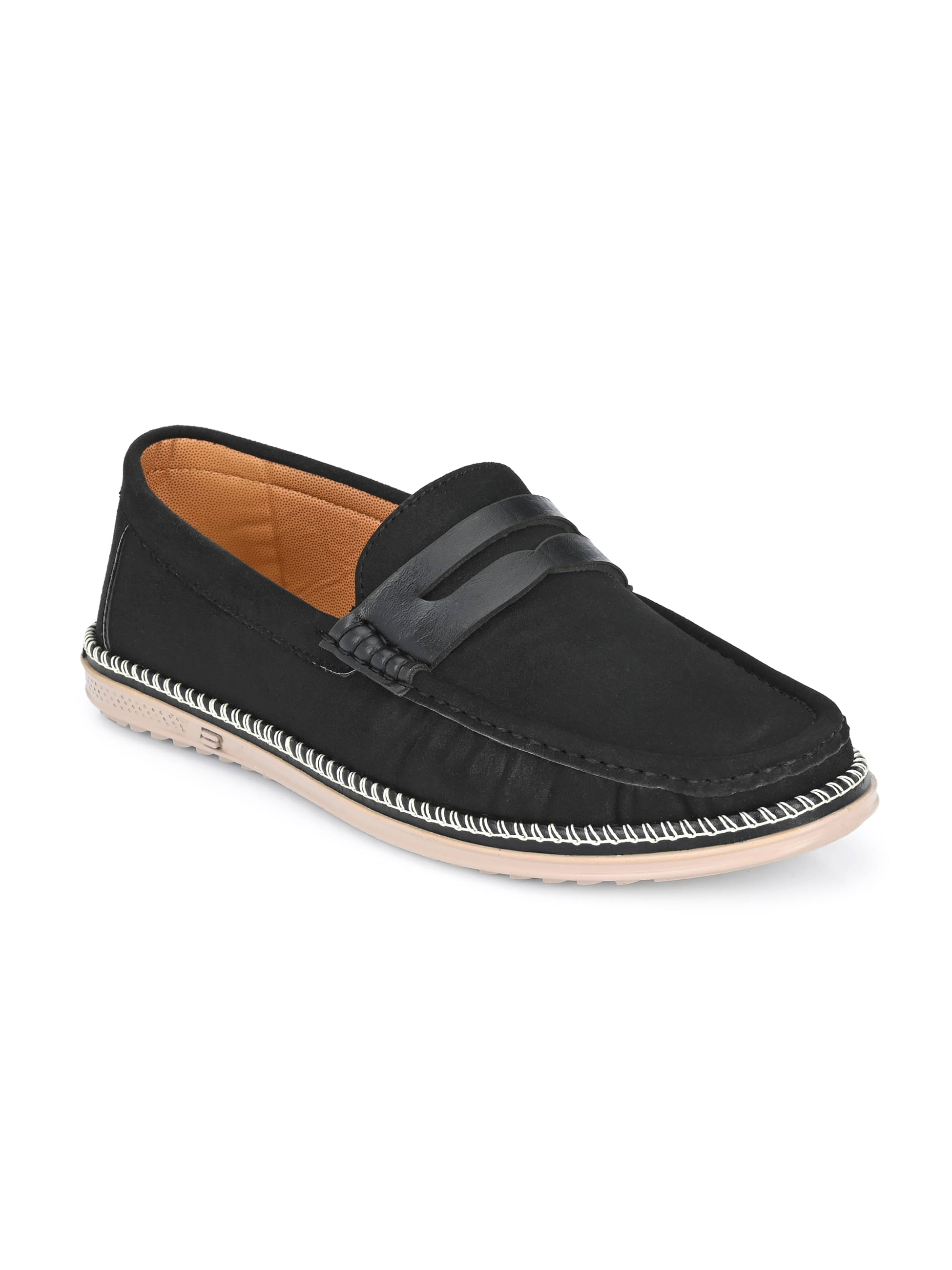     			Big Fox Black Loafers