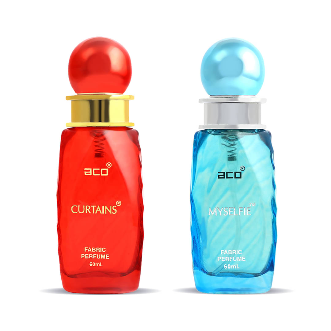     			Aco Set of 2 Perfume, Curtains & Myselfie For Men & Women, 60ml Each