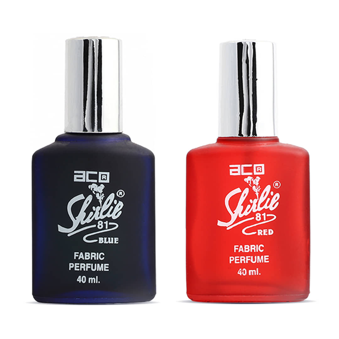 Aco Set of 2 Perfume, Shirlie81 Blue & Red For Women, 40ml Each