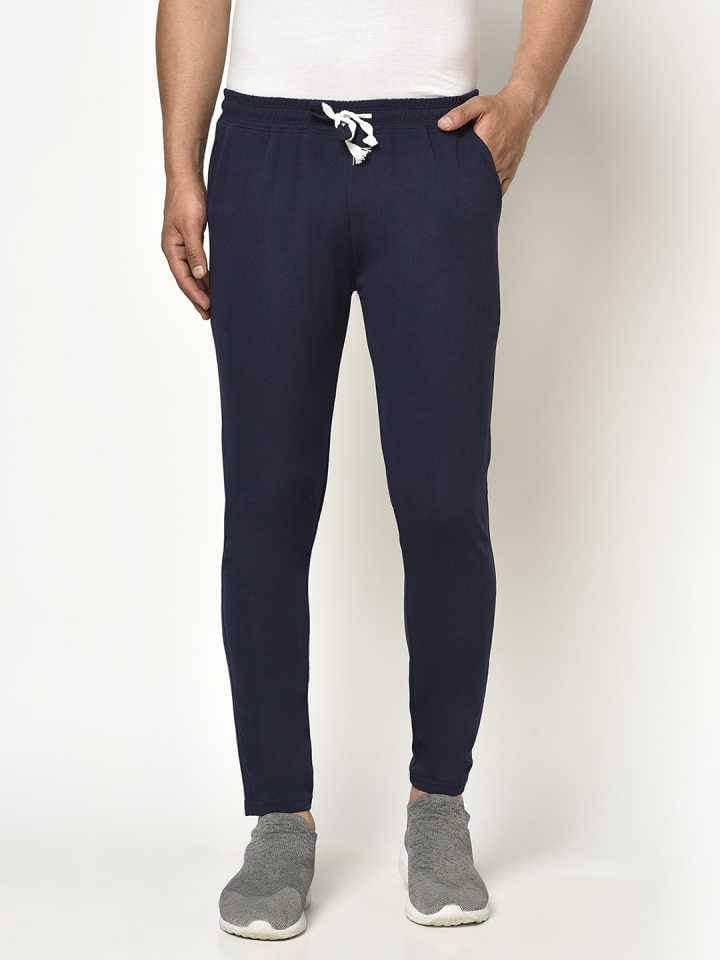     			Glito Blue Polyester Joggers Single
