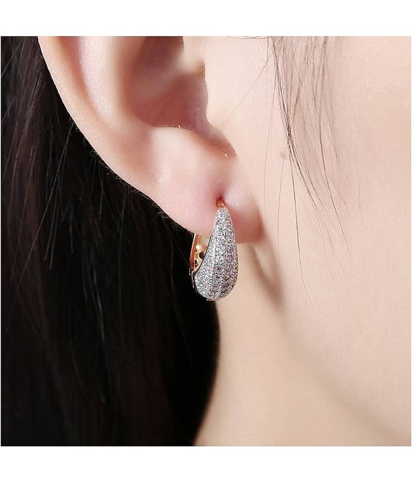 YouBella Crystal Gold Plated Jewellery stylish Latest Design Style 2 Gold Earrings for Girl's and Women's