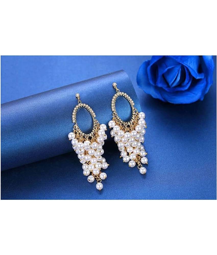 YouBella Gold Plated Crystal Earrings for Girls and Women