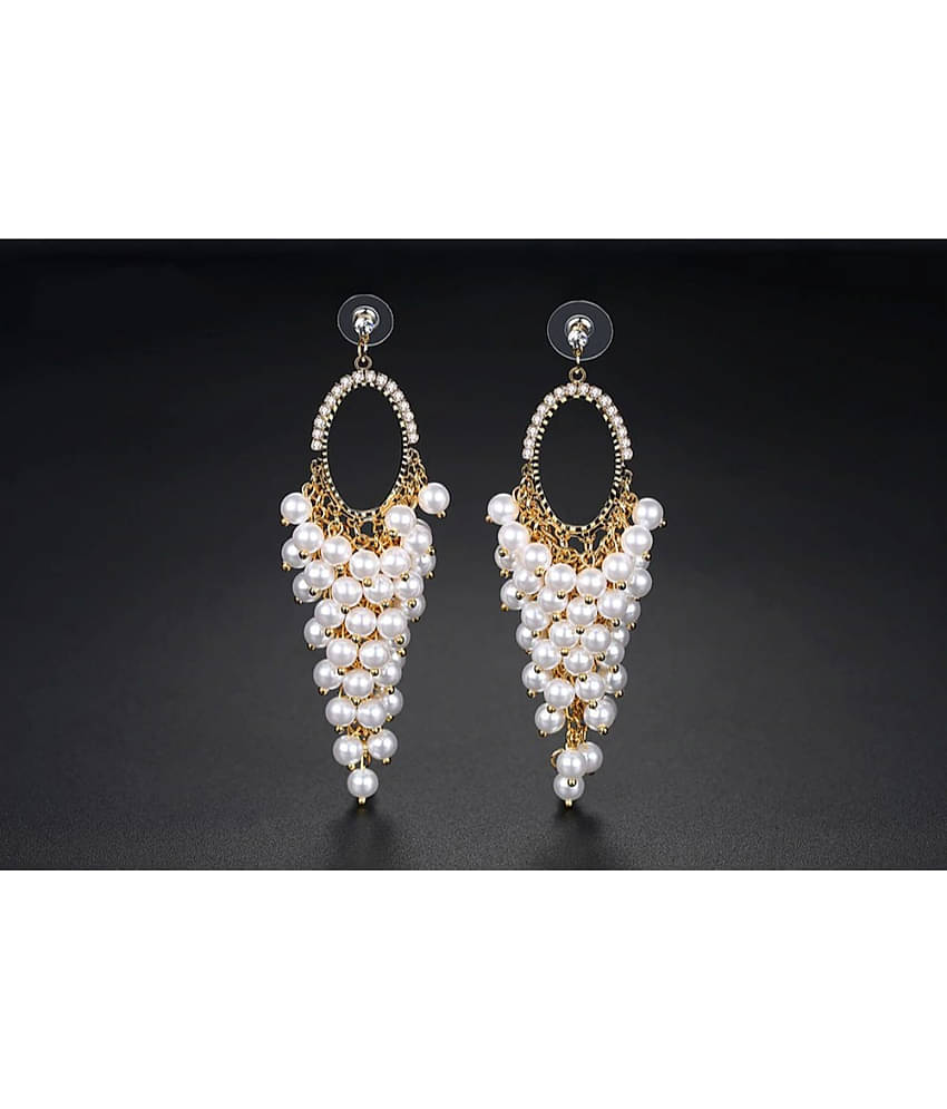 YouBella Gold Plated Crystal Earrings for Girls and Women