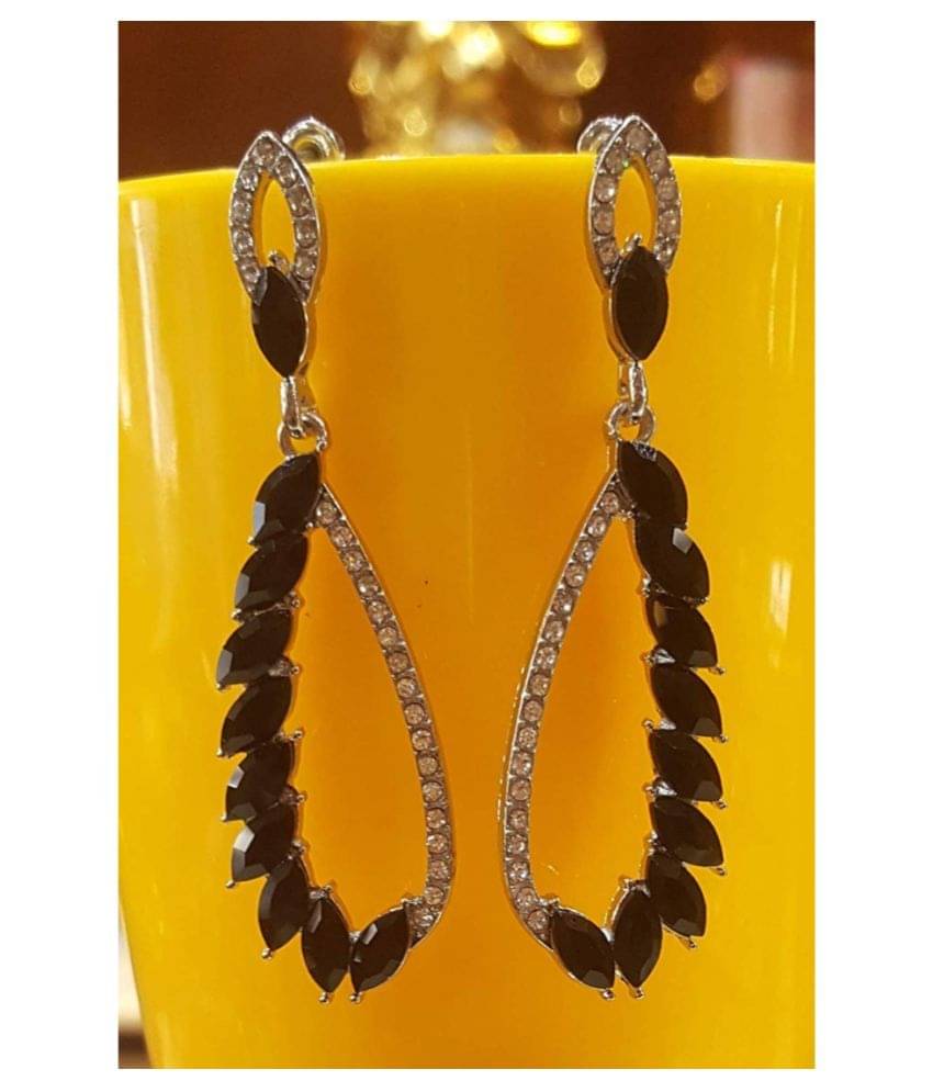     			YouBella Jewellery Earings Fashion Stylish Fancy Party Wear Earrings for Girls and Women (Black)