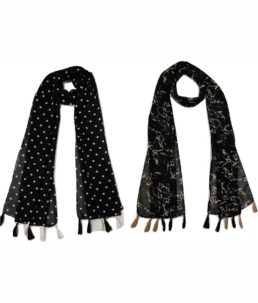 stolevilla Multi Printed Poly Cotton Yarn Stoles - Dupattas & Shawls | Buy online on ZillyBuy