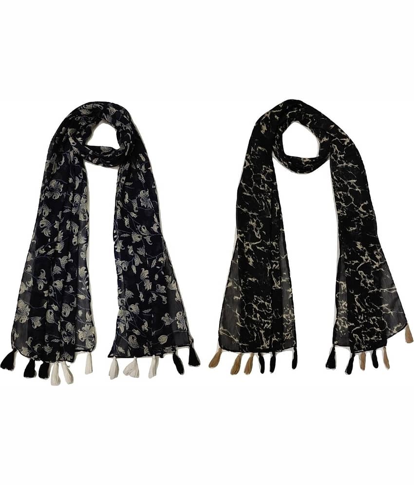 stolevilla Multi Printed Poly Cotton Yarn Stoles - Dupattas & Shawls | Buy online on ZillyBuy