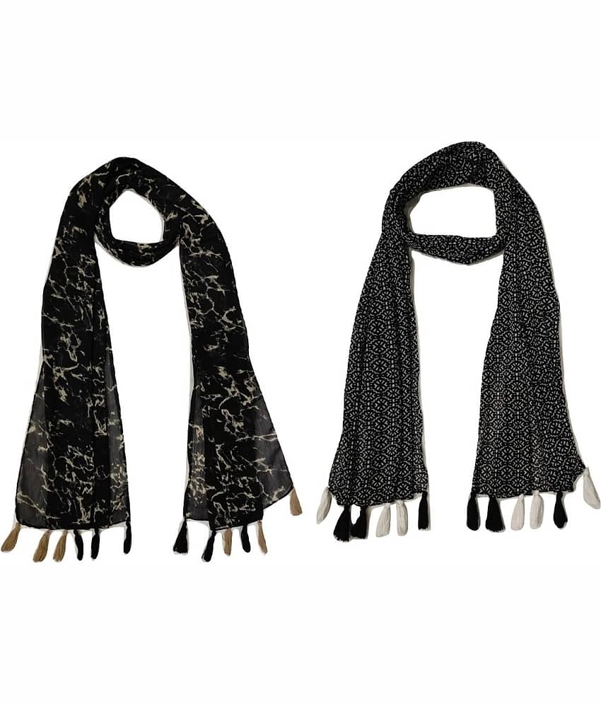 stolevilla Multi Printed Poly Cotton Yarn Stoles - Dupattas & Shawls | Buy online on ZillyBuy