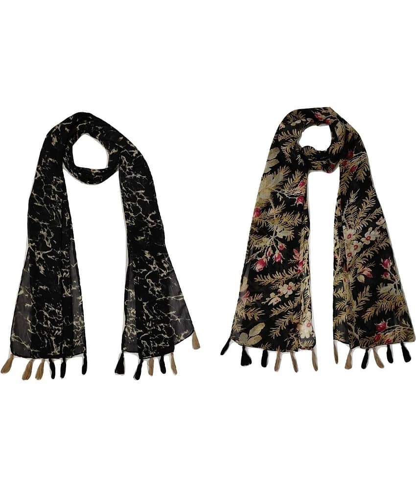 stolevilla Multi Printed Poly Cotton Yarn Stoles - Dupattas & Shawls | Buy online on ZillyBuy