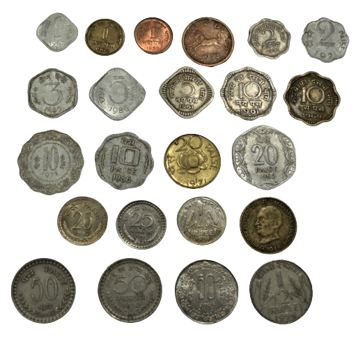     			Sansuka - 23 Different Indian old rare collection set 23 Numismatic Coins