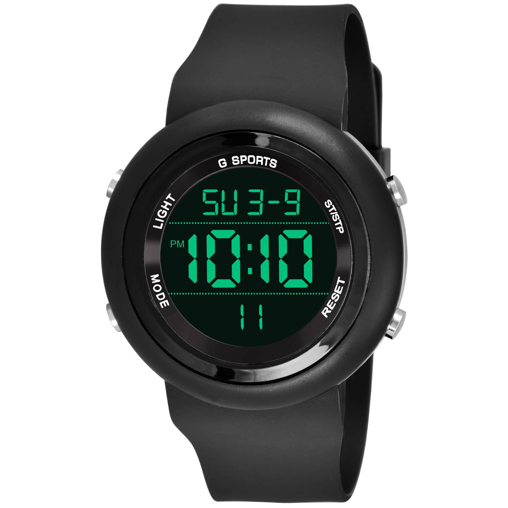 DECLASSE - Black Rubber Digital Men's Watch