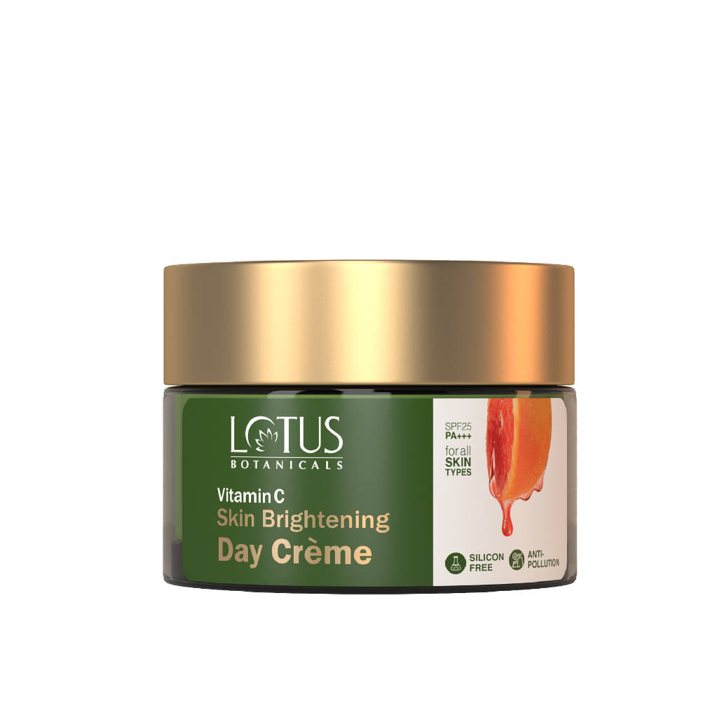     			Lotus Botanicals Skin Brightening Day Cream, Vitamin C, Spf 25, Pa+++, Silicon & Chemical Free, 50G