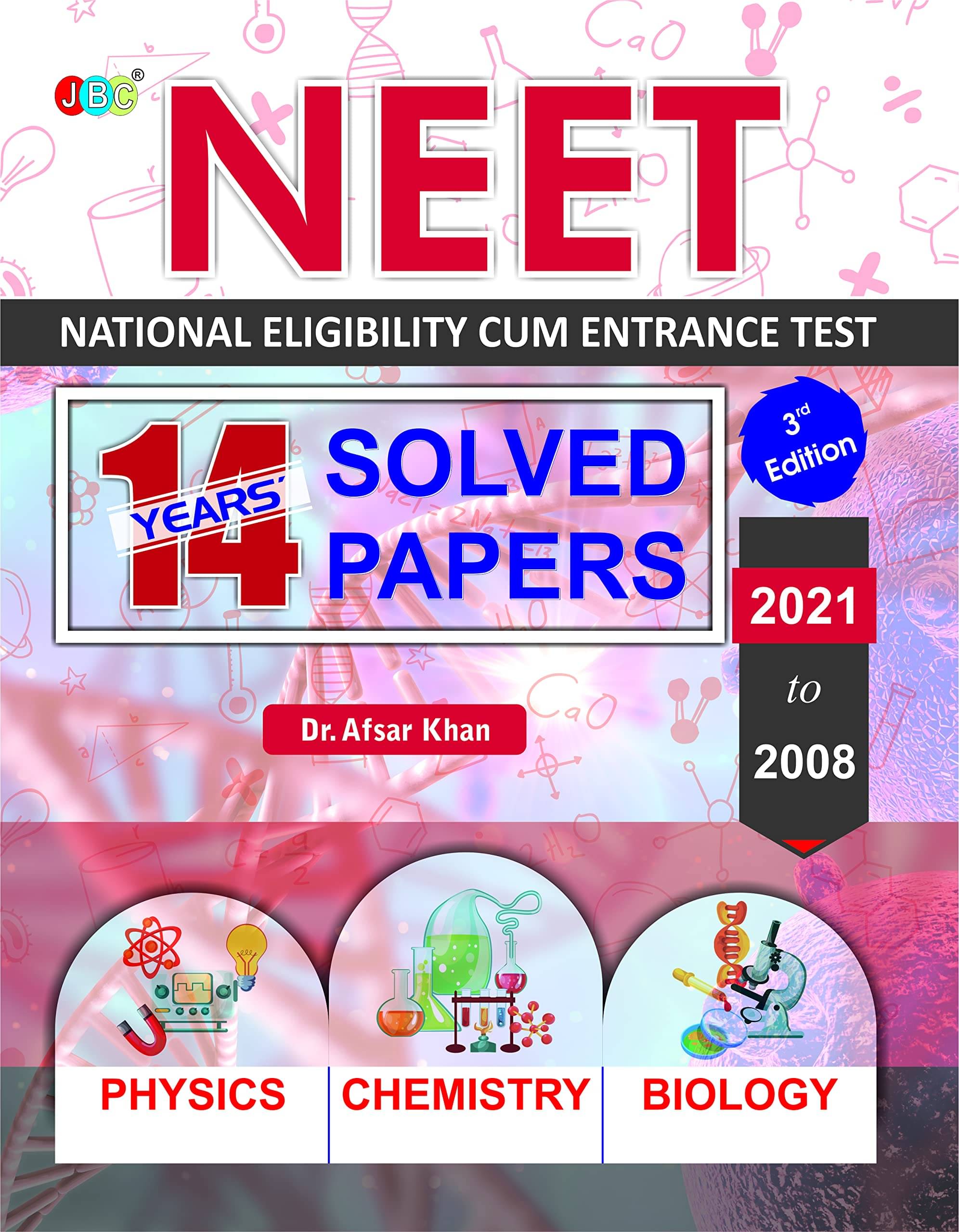     			NTA NEET 14 Previous Years Solved Papers- Includes Every NEET Last 14 Previous Year (2008-2021) Questions And Detailed Solutions Making This One Of The Best NEET 2022 Book Among All NEET 2022