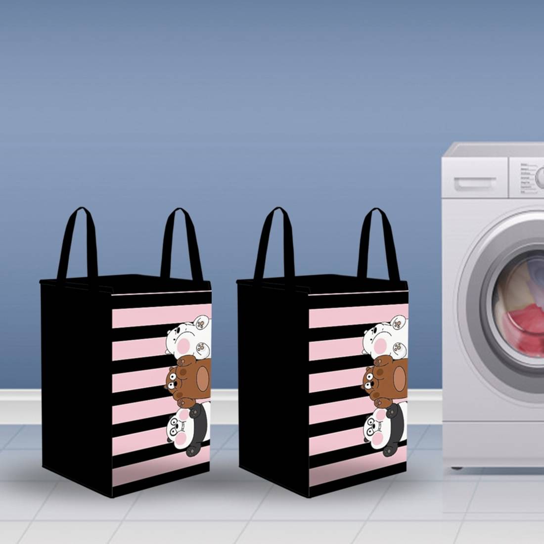     			PrettyKrafts Non-Woven Laundry Bag