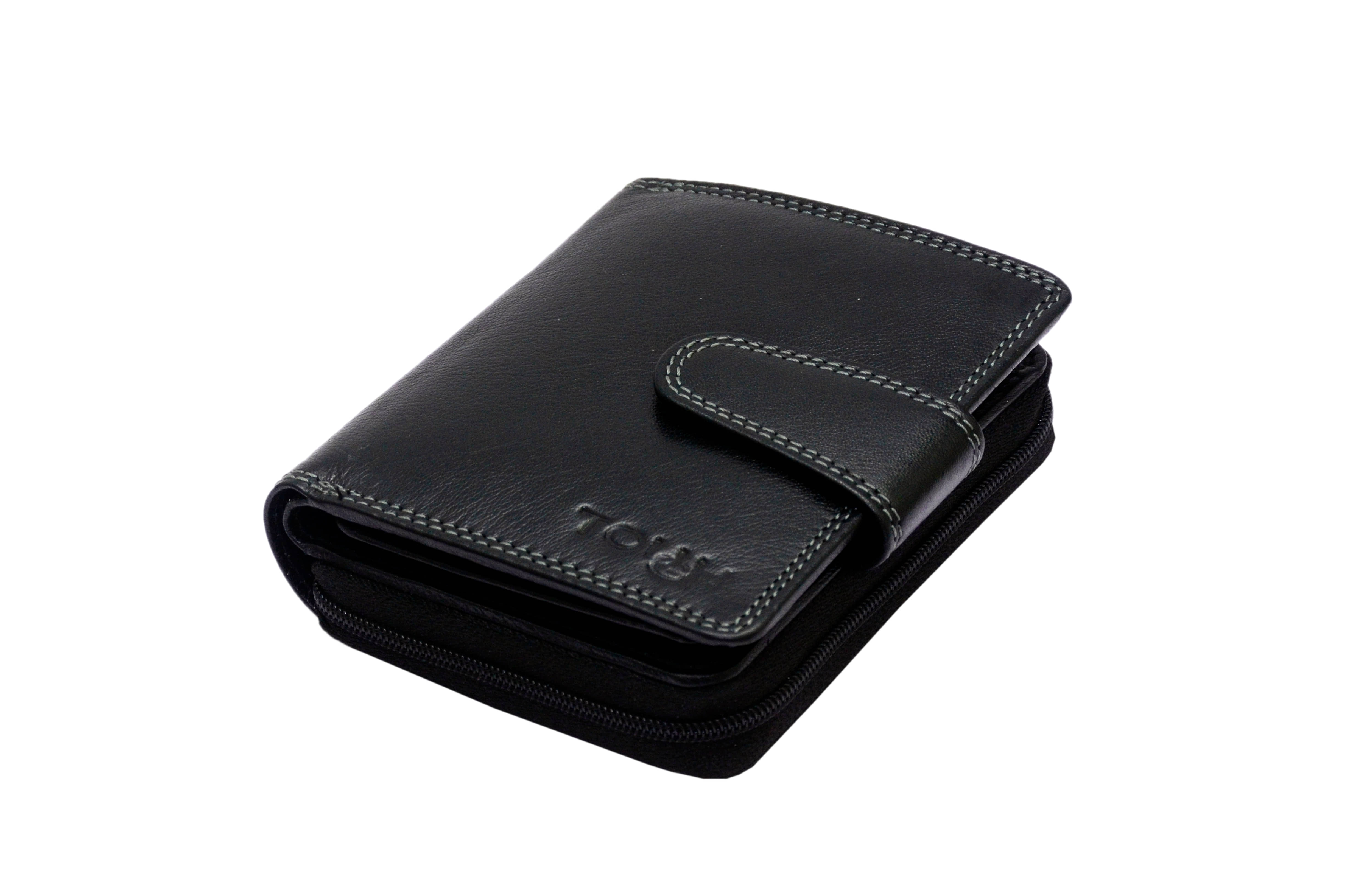 Tough Women Casual Brown Genuine Leather Wallet - Regular Size (11 Card Slots) - Handbags | Buy online on ZillyBuy